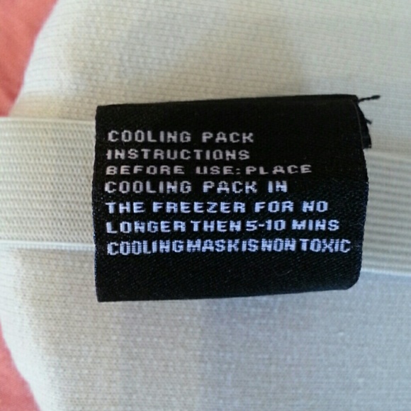 FREE PEOPLE ~ LEATHER! cooling eye mask! NEW! - Picture 7 of 8